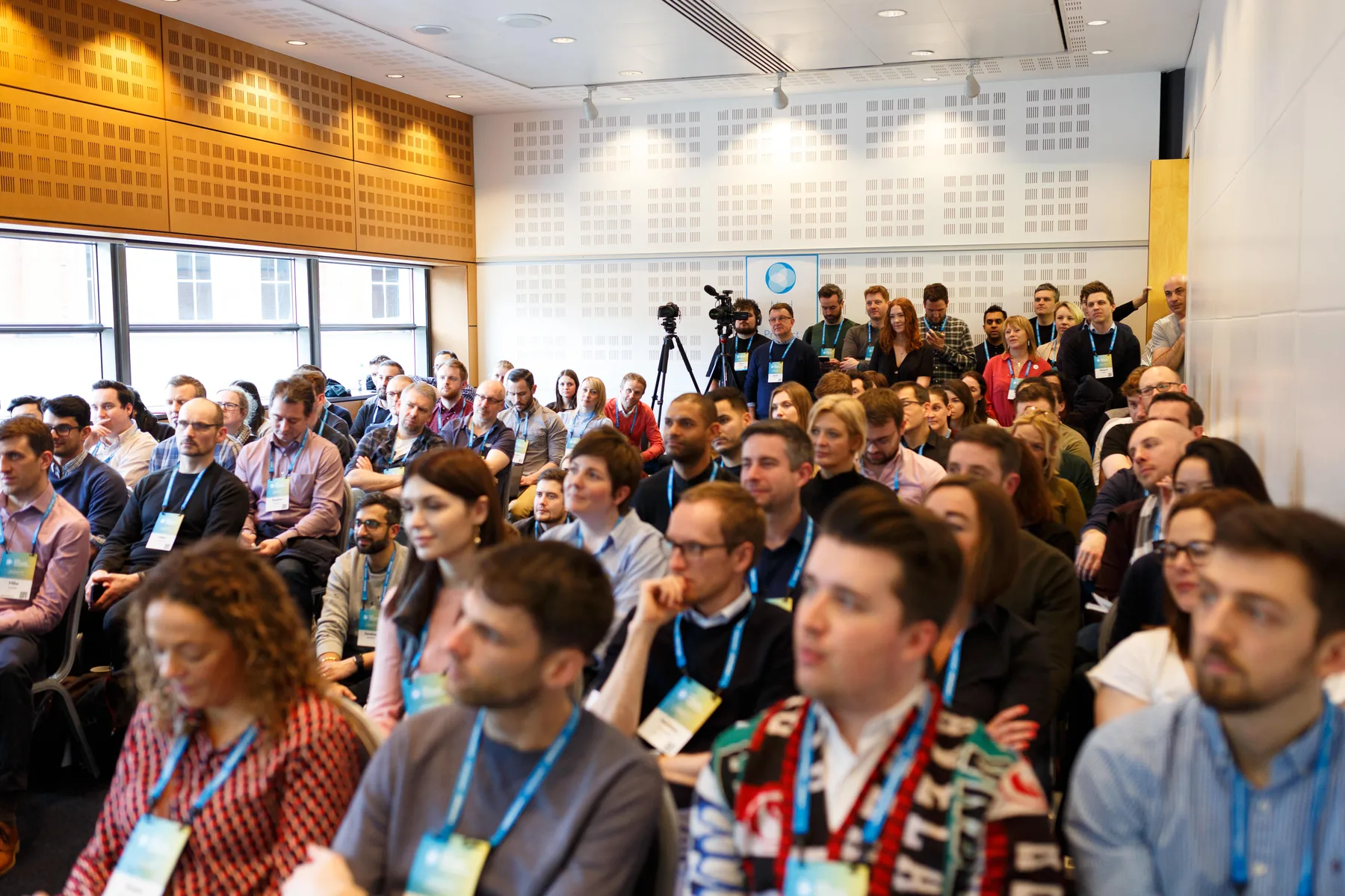 The audience at Mind the Product Engage Manchester